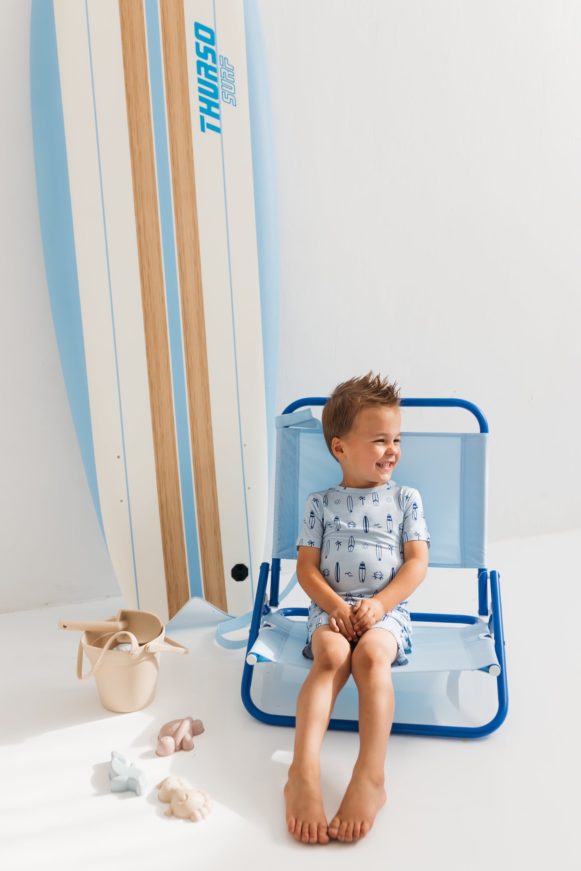 In My Jammers Surfs Up Two Piece Short Set