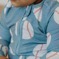 Zip-Up Footie Pajama - Slugger