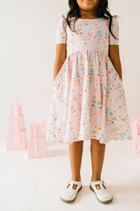 Puff Dress in Sugar Plum - Baby Biz
