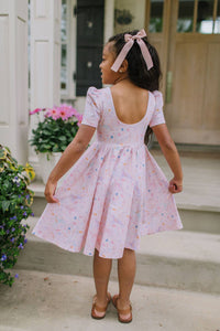 Puff Dress in Dreamy Unicorn