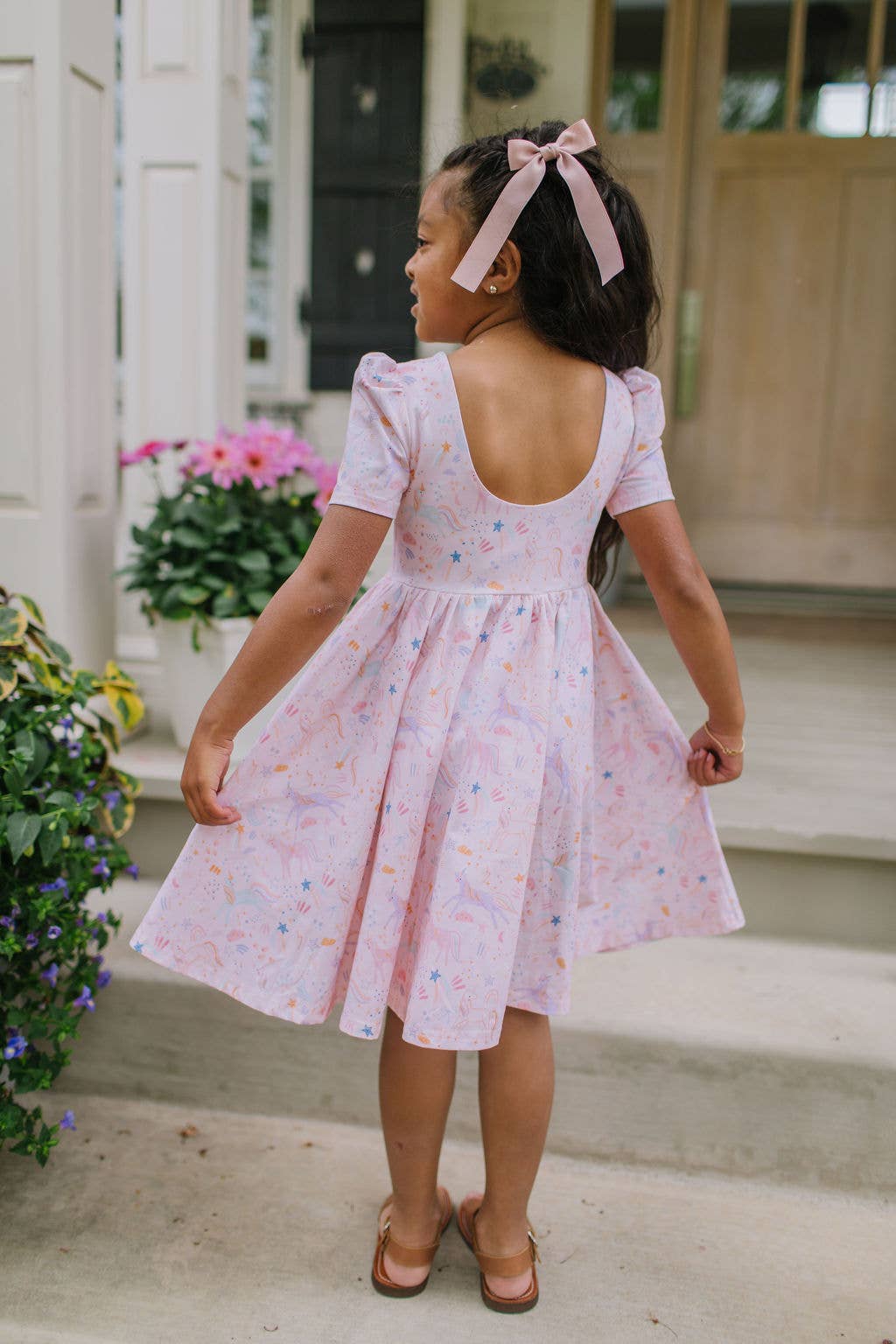 Puff Dress in Dreamy Unicorn
