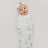 Knit Swaddle Blanket - Winnie the Pooh and Friends