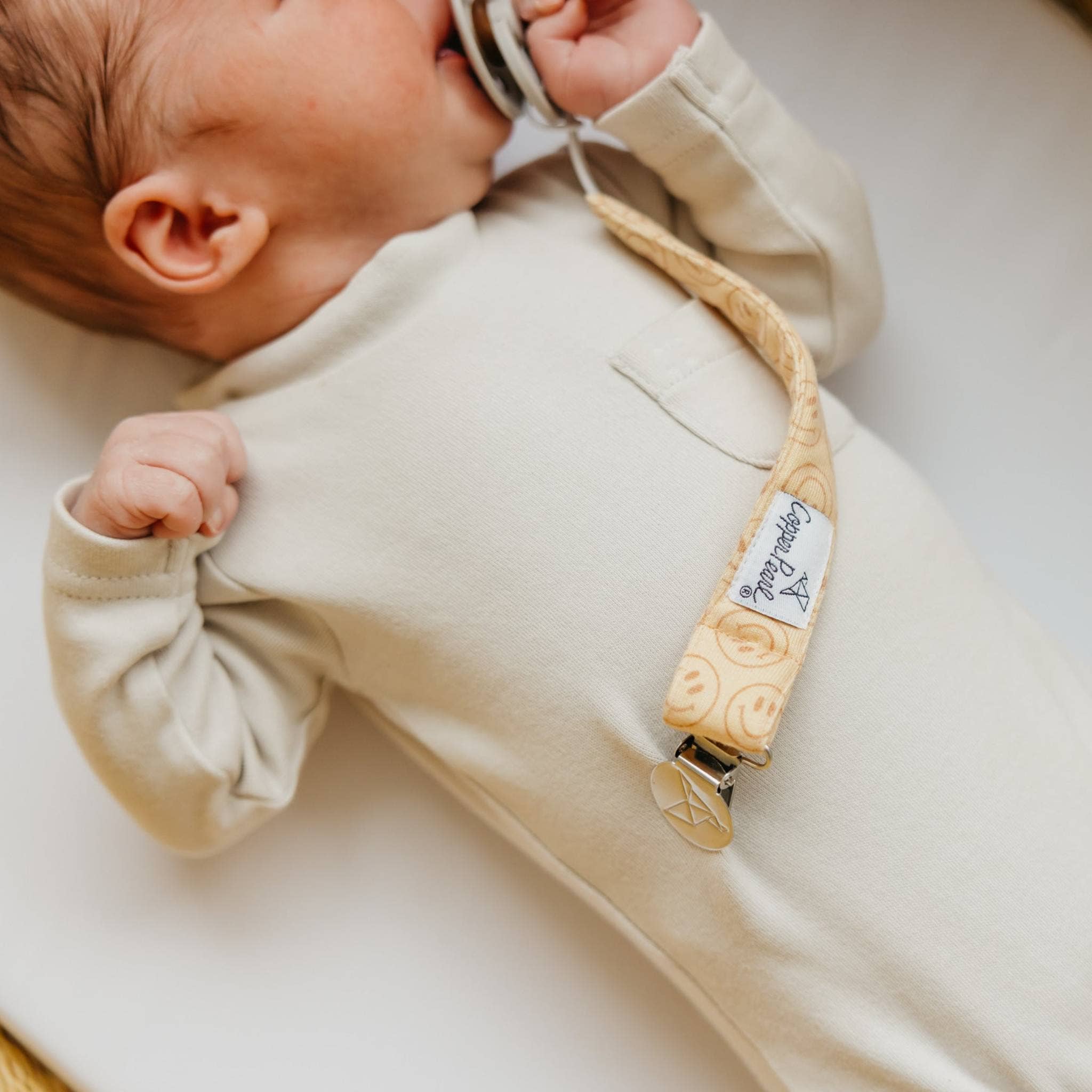 Copper Pearl Binky Clips |Vance
