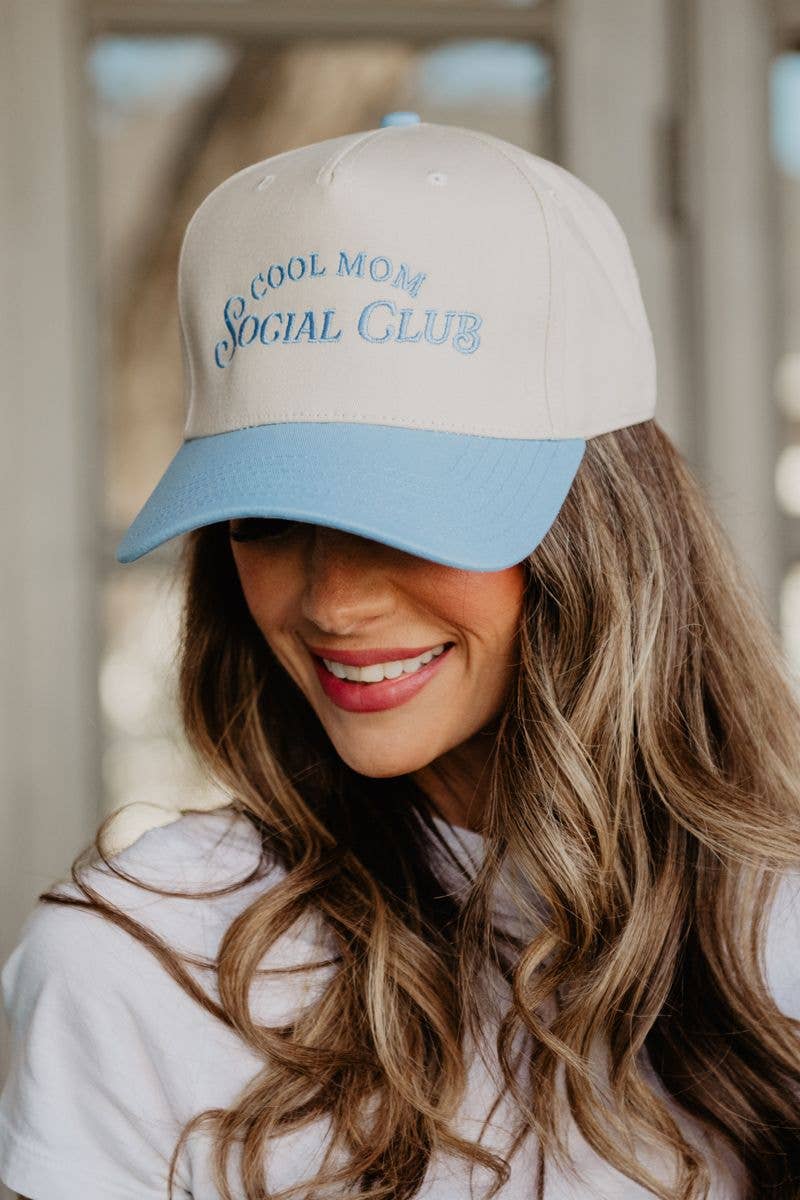 Cool Mom Social Club Retro Two-Toned Hat For Mother's Day