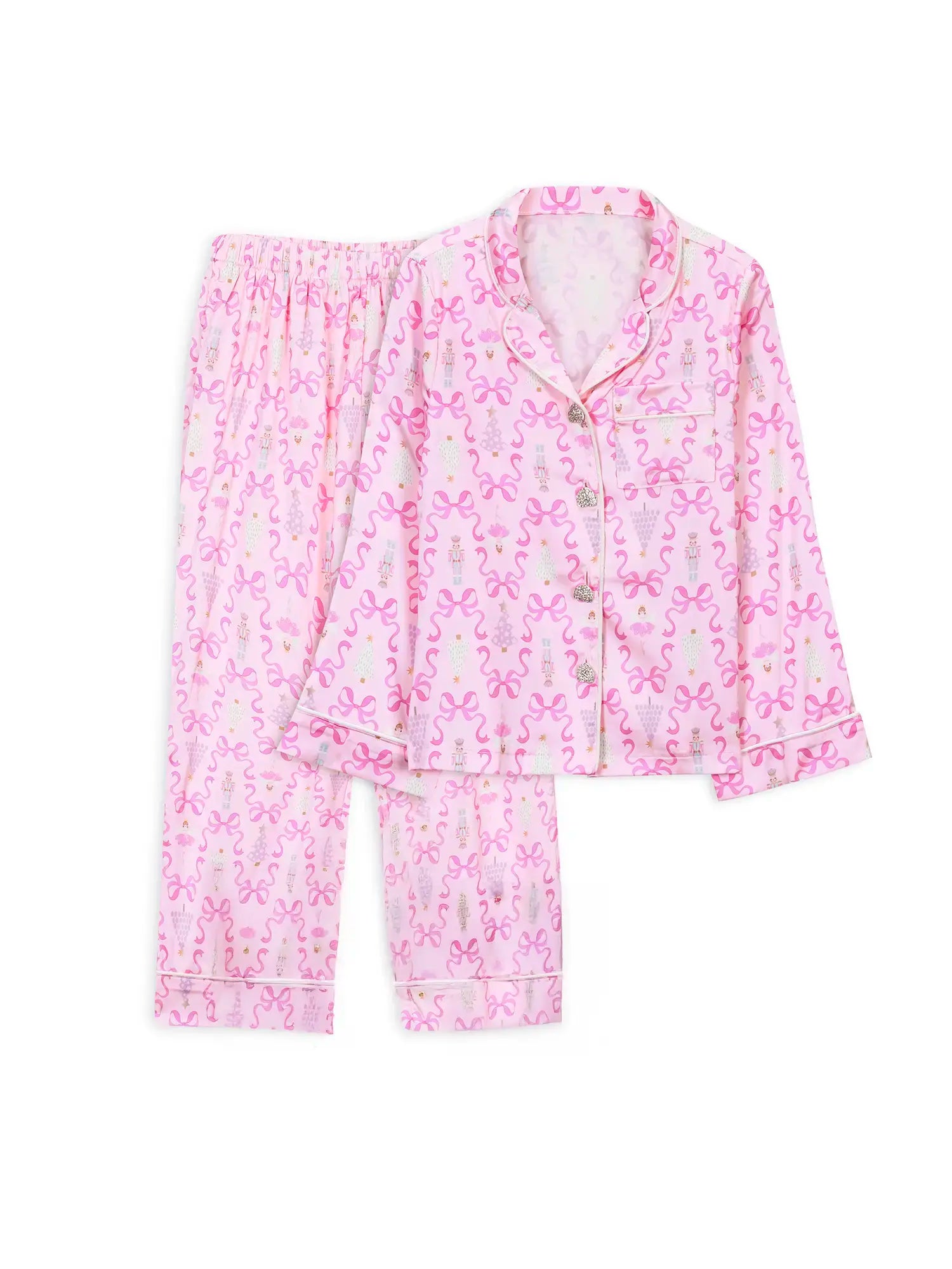 Preppy Goose Nutcracker Long Sleeve Pajama Pant Set