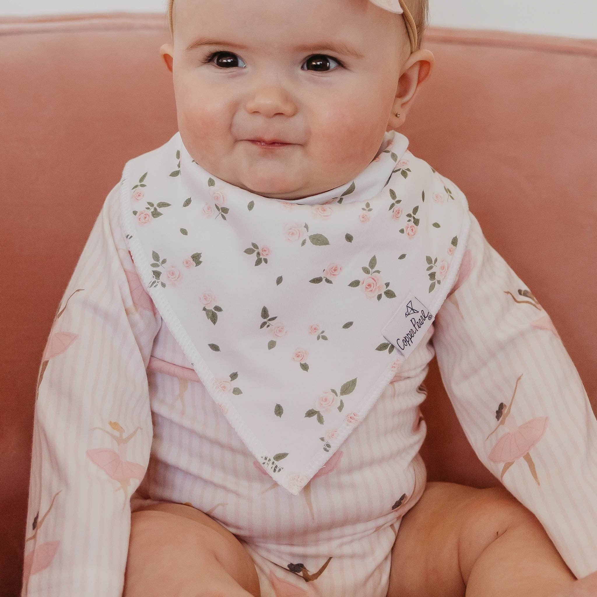 Copper Pearl Baby Bandana Bibs | Katerina