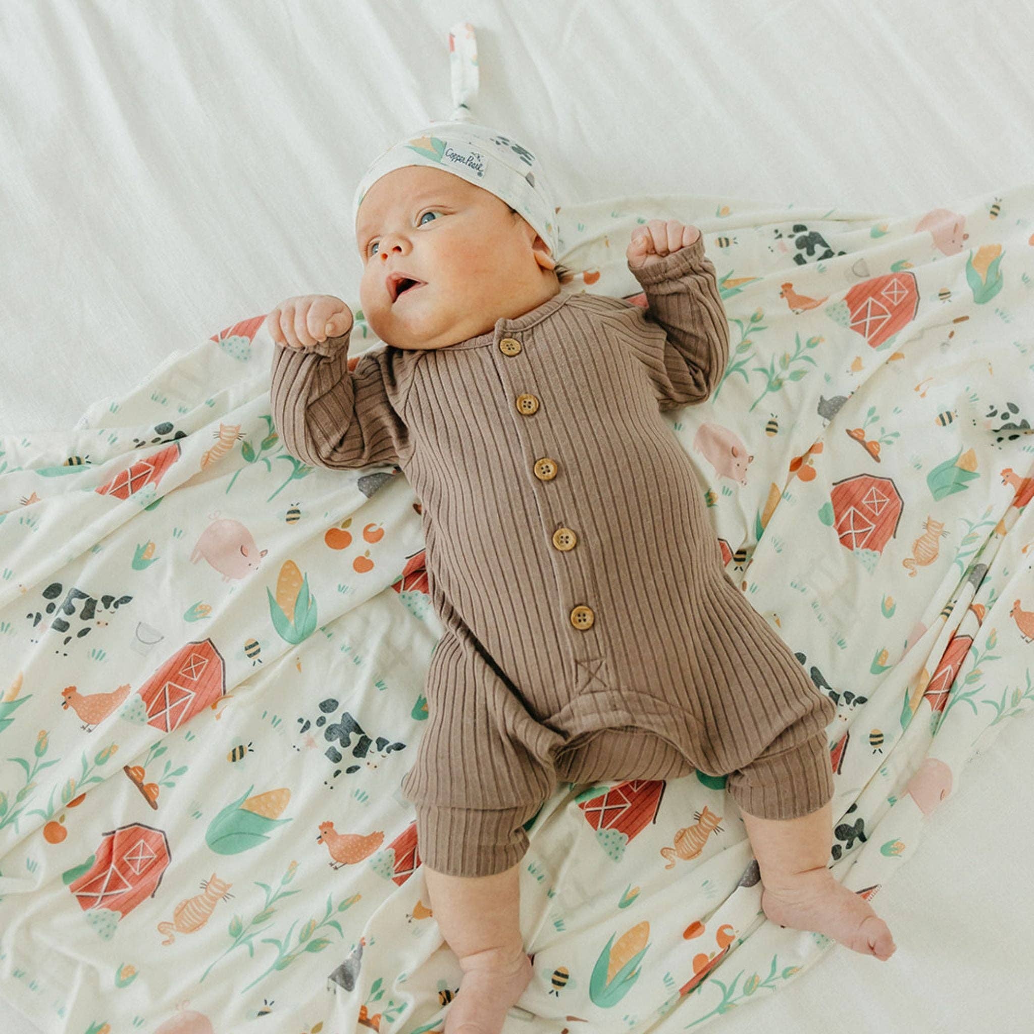 Copper Pearl Top Knot Hat | Farmstead