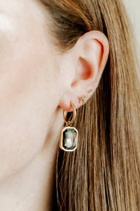 Screwback Stud Earrings - Ruby Bow