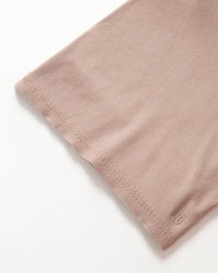 Long Sleeve Ribbed Tee - Mushroom