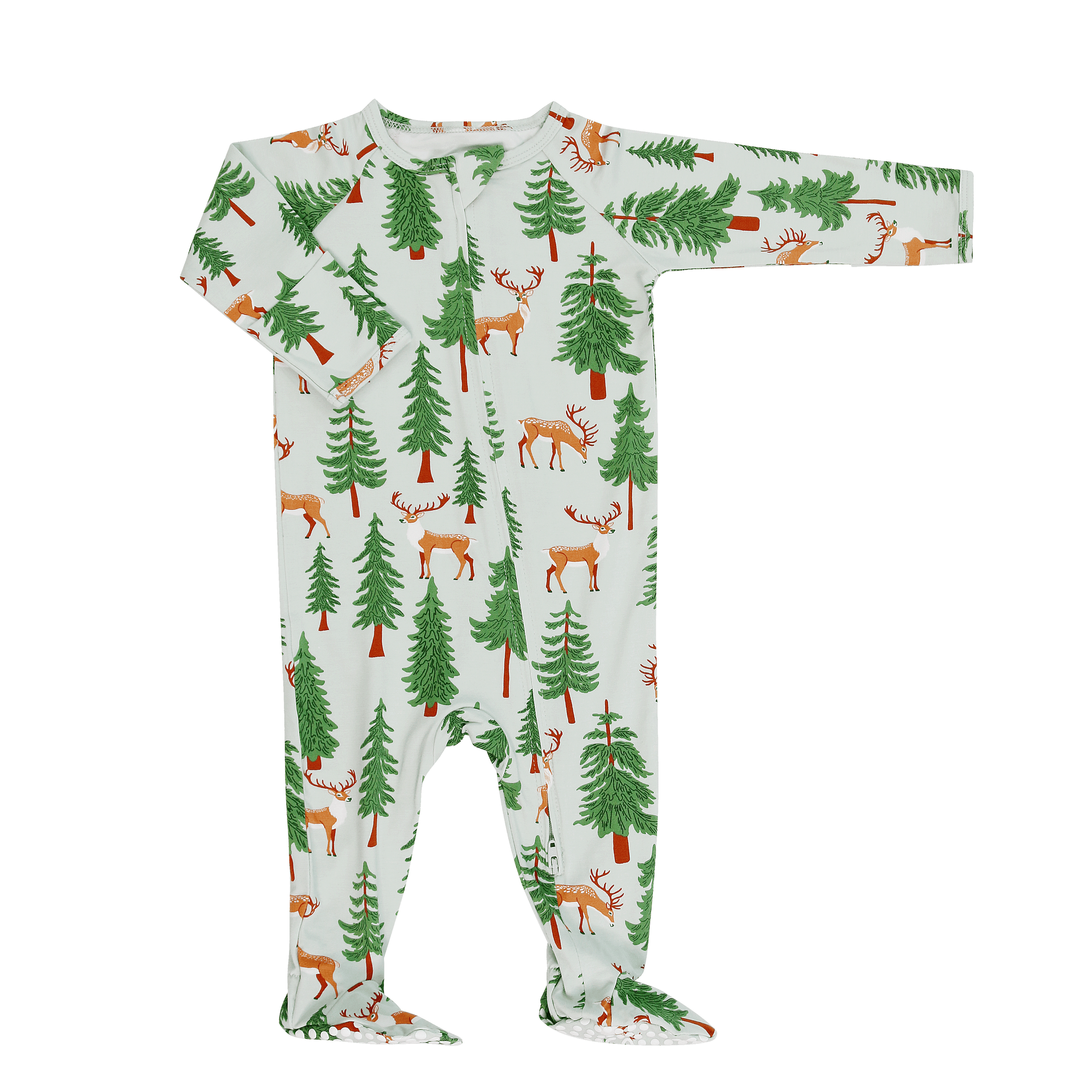 What A Stud Zipper Footie