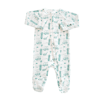 18 Holes Zipper Footie