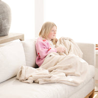 LUSH TODDLER BLANKETS: Buttermilk