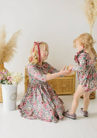 Leah Romper in Meadow Bloom