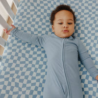 Copper Pearl Premium Knit Fitted Crib Sheet | Miles