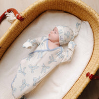 Copper Pearl Newborn Knotted Gown | Daphne