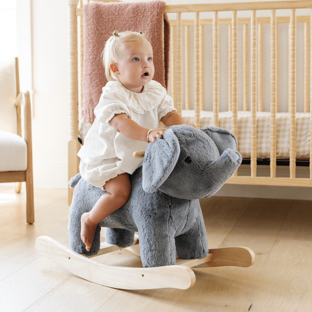 STUFFED ANIMAL ROCKERS: Elephant - Baby Biz