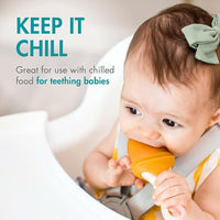 Boon PULP Silicon Feeder - Pink/Mauve - Kid's Stuff Superstore