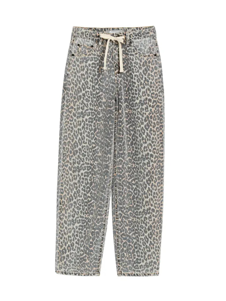 Tractr Leopard Print Slight Barrel |  Leopard