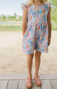 Macie Romper in Butterfly Dream