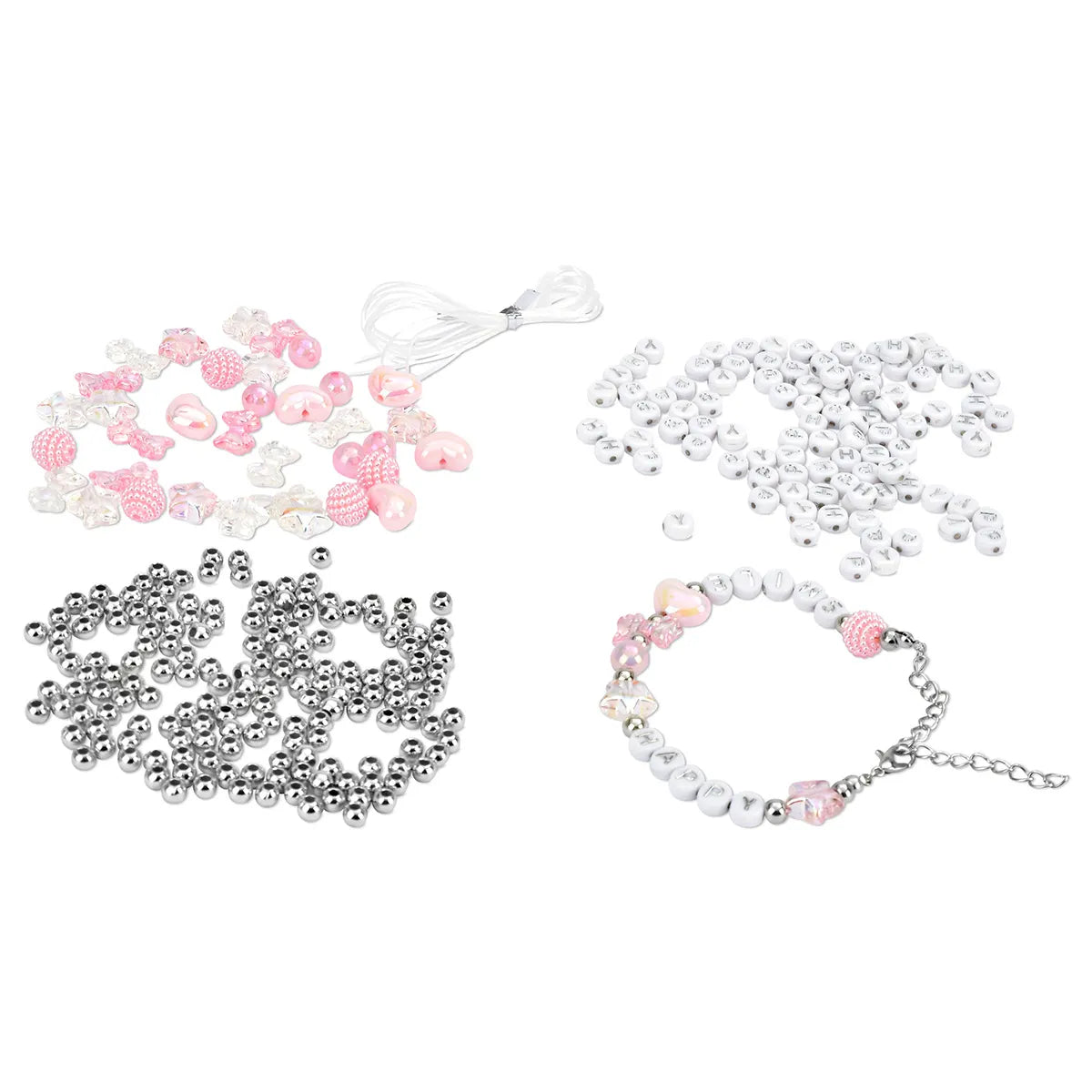 Iscream Pretty In Pink DIY Bracelet Set