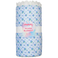 Iscream Blue Ditsy Plush Blanket