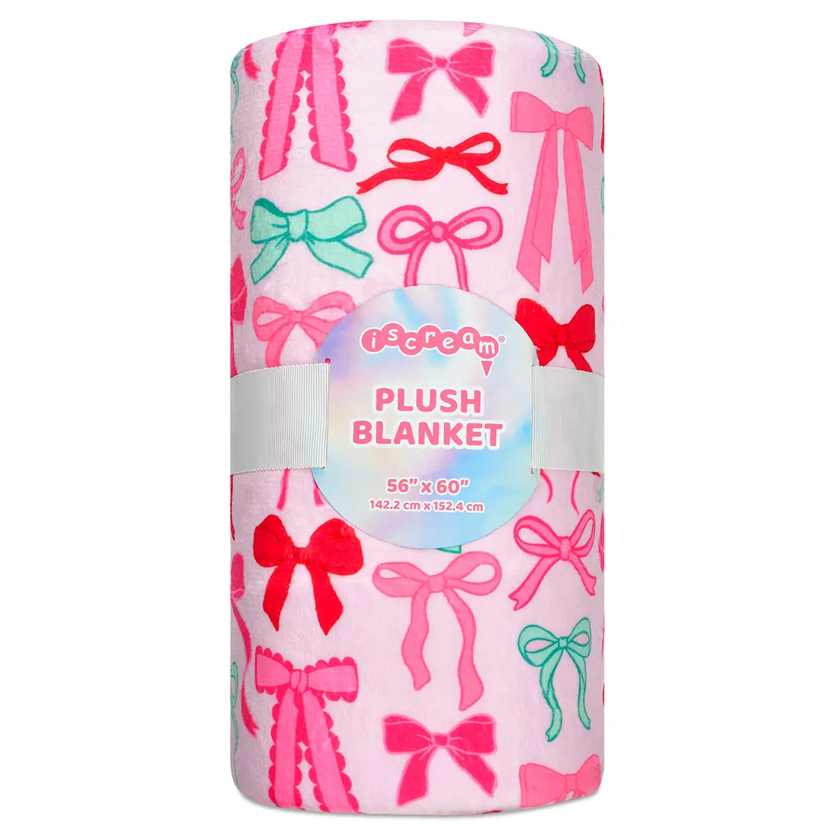 Iscream Merry Bows Plush Blanket