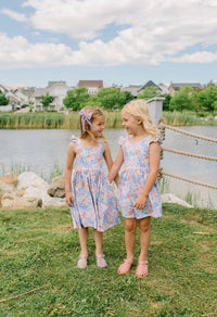 Macie Romper in Butterfly Dream