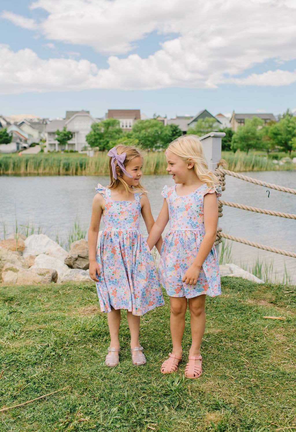 Macie Romper in Butterfly Dream