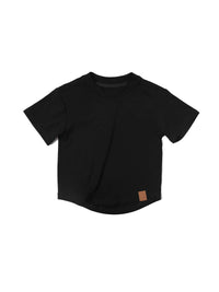 Oversized Bamboo Tee - Black