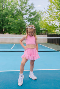Ashlyn Athletic Set in Carnation Pink
