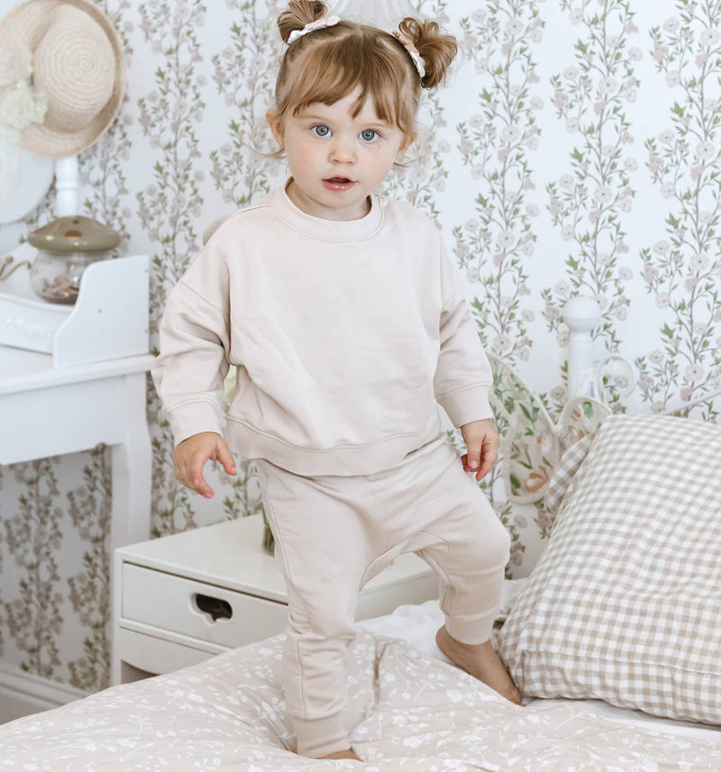 BAMBOO  FLEECE JOGSUIT: Sage