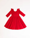 Adelisa Dress in Scarlet