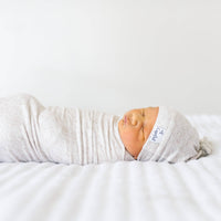 Copper Pearl Top Knot Hat | Oat