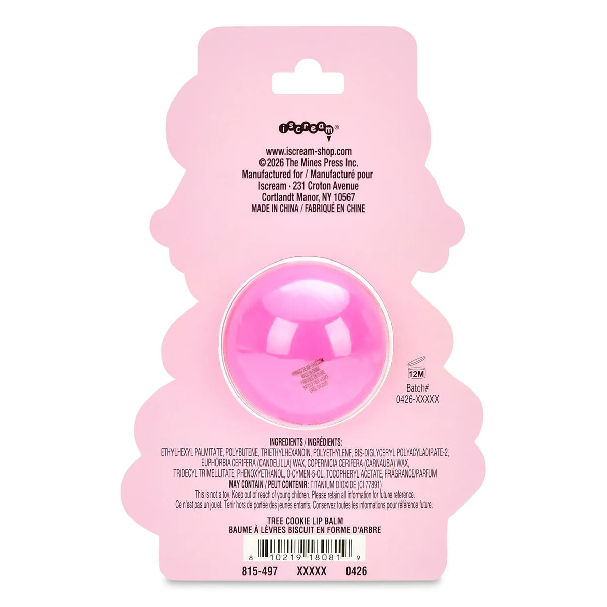 Iscream Christmas Tree Lip Balm