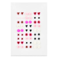 Iscream Bow Stick On Earrings
