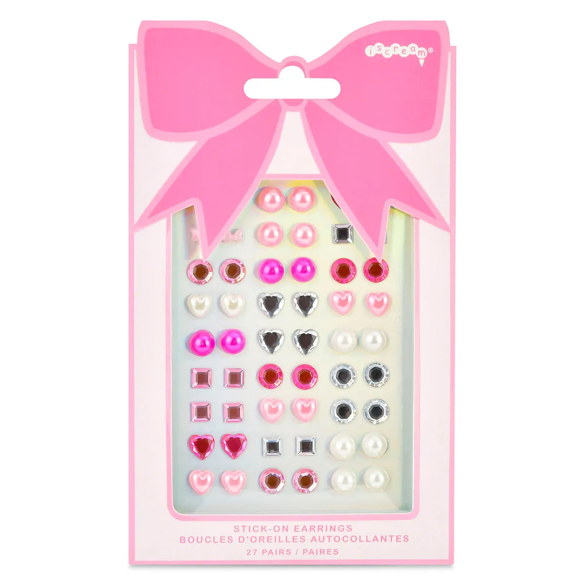 Iscream Bow Stick On Earrings