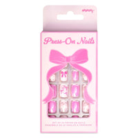 Iscream Bow Press On Nails