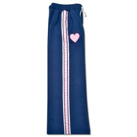 Iscream Loved Navy Blue Wide Leg Sweatpants