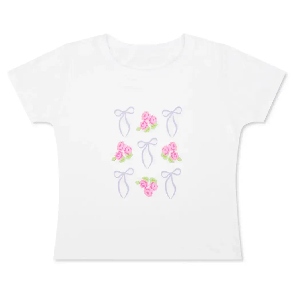 Iscream Forever Floral Boxy Tee Shirt
