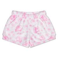 Iscream Pretty Pink Toile Plush Shorts