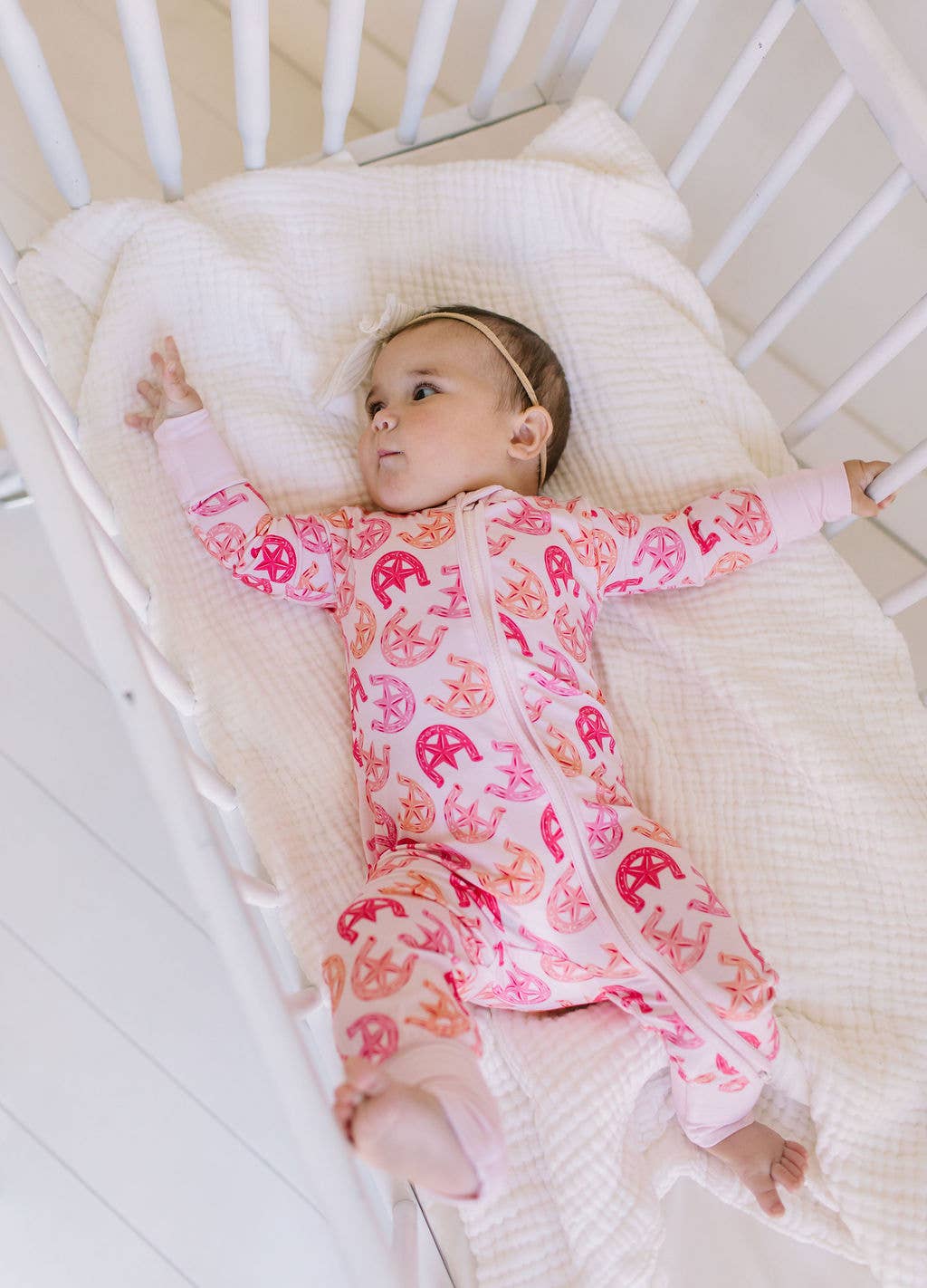 Zippy Bamboo Baby PJ in Horse Shoe