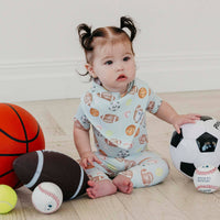 4 Pack Baby Bandana Bibs - All Star