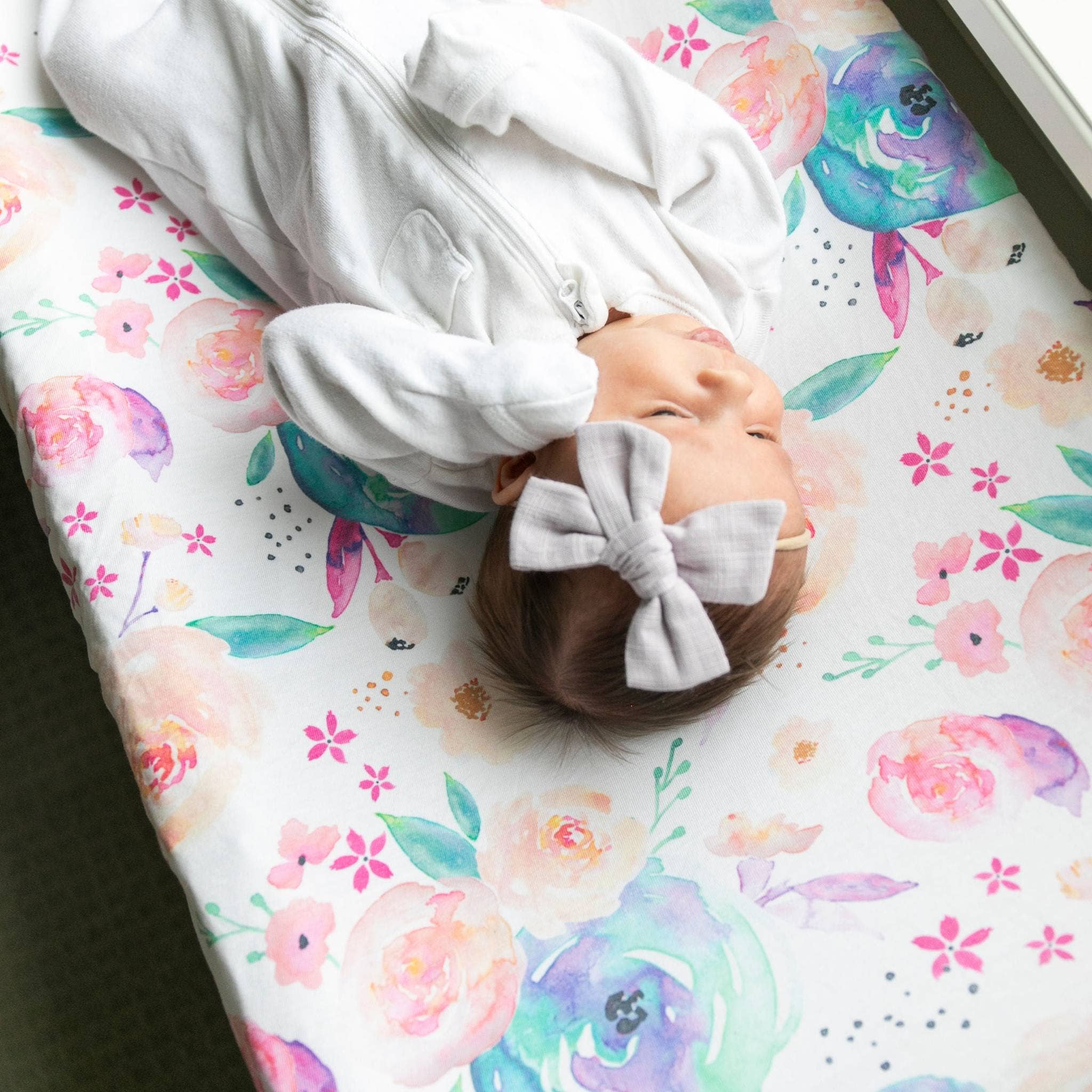 Copper Pearl Premium Knit Diaper Changing Pad Cover | Bloom