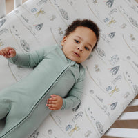 Copper Pearl Premium Knit Fitted Crib Sheet | Tatooine