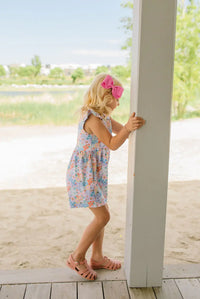 Macie Romper in Butterfly Dream