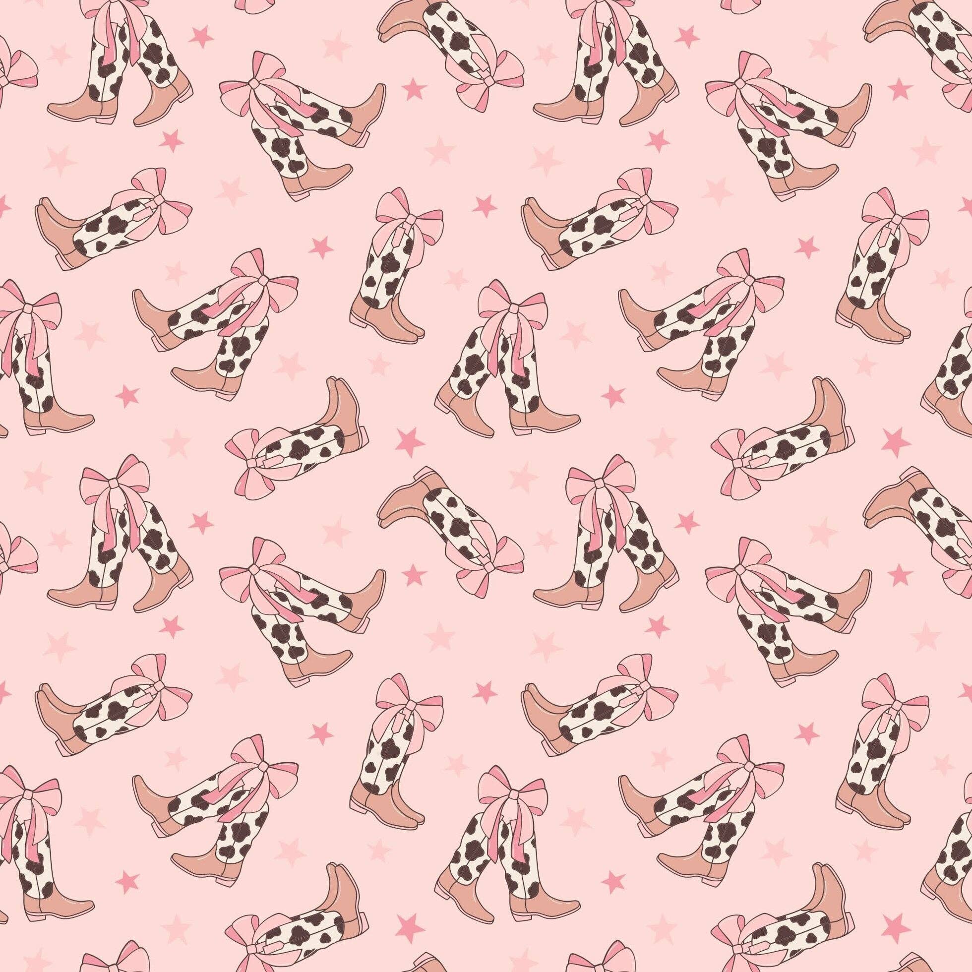 Flutter Sleeve Romper - Cowhide Boots: Cowhide Boots