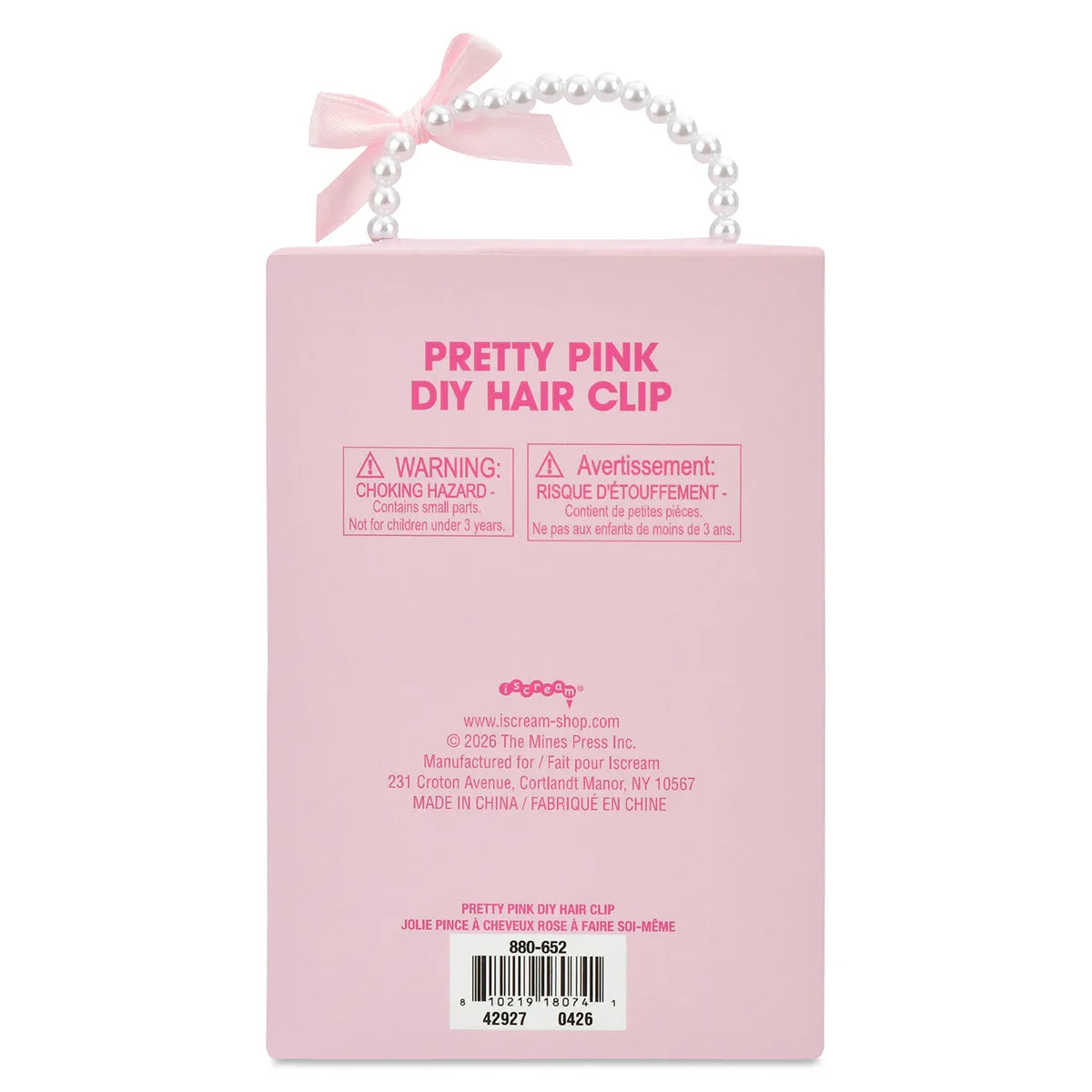 Iscream Pretty Pink DIY Hair Clip