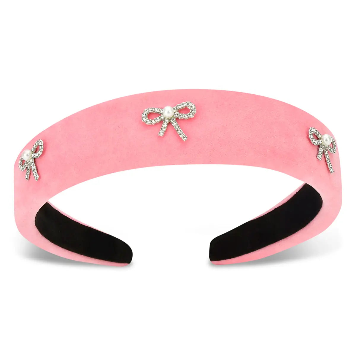 Iscream Rhinestone Bows Pink Headband