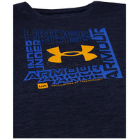UA Logo Frame Twist Tech LS Midnight Navy - Baby Biz