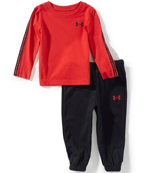 UA Taping LS Pant Set | Red - Baby Biz